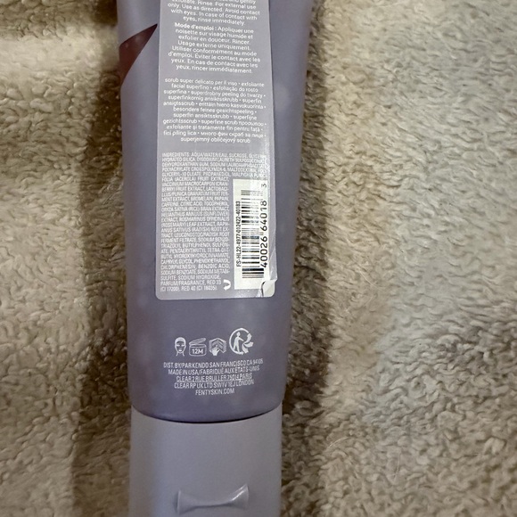 Fenty Beauty Cherry Dub Face Scrub - Purple and Red - Picture 2 of 2